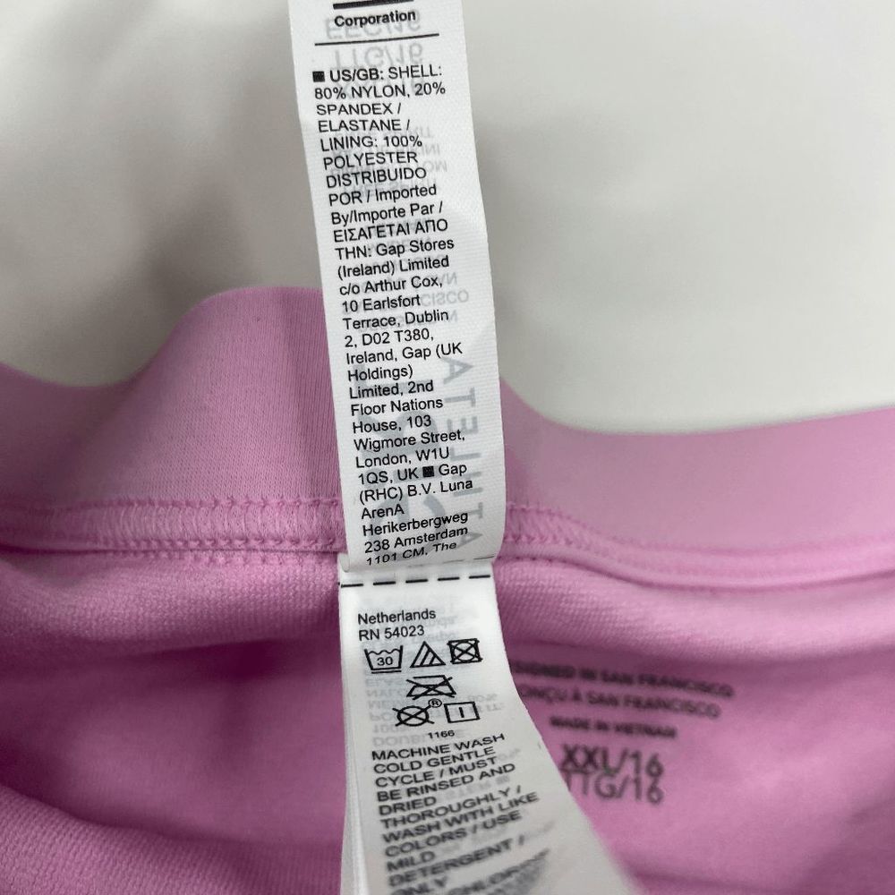 Athleta Girl Free Spirit Bikini Bottom Quartz Pink Size XXL/16 NWT - Picture 3 of 7